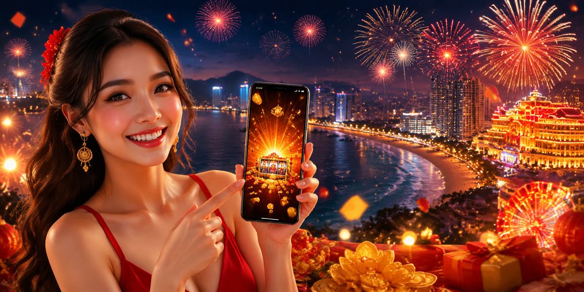 Người dùng tại lễ hội Quy Nhơn chơi casino di động và game bài trực tuyến